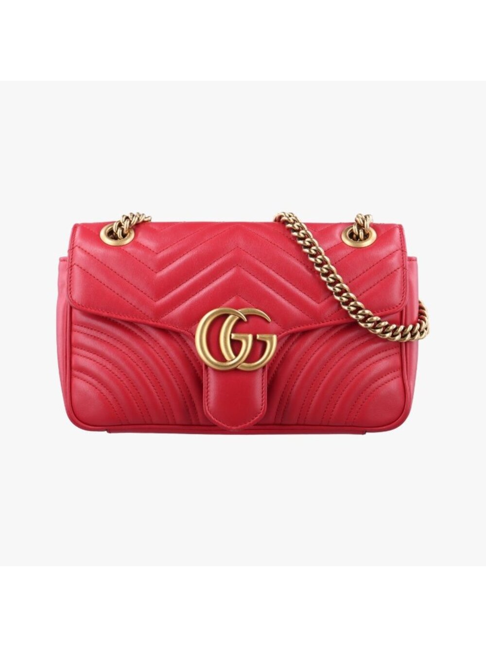 Gucci GG Marmont Red Leather